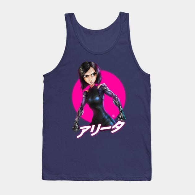 Battle Angel Tank Top by Crike99Art